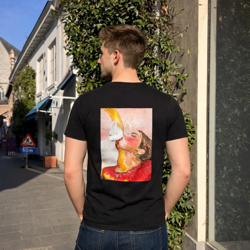 T-shirt - Cherish gold| Belgische streetwear