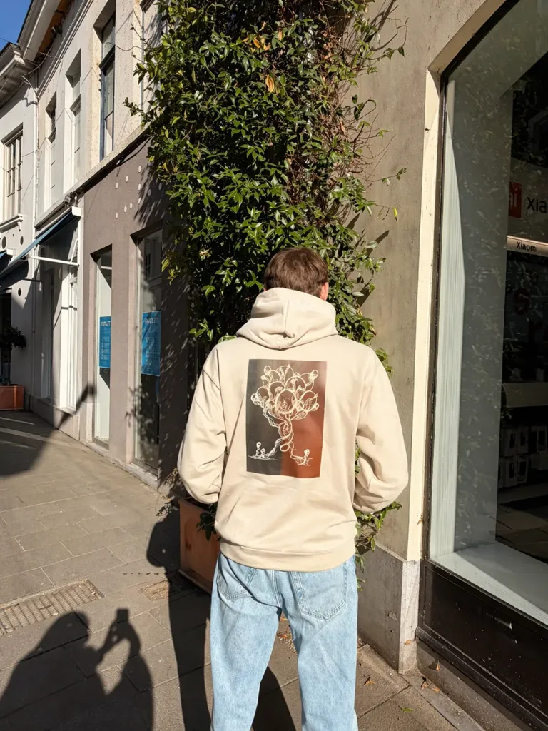 Hoodie - Boom met ballonnen